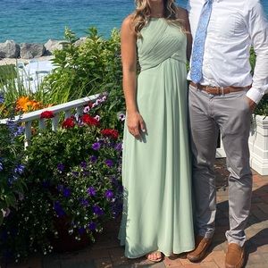 COPY - Kennedy Blue Sage Green “Millie” Bridesmaid Dress